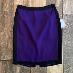 🆕 Calvin Klein Elegant Purple and Black Women's Skirt